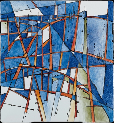 Blaue Stadt